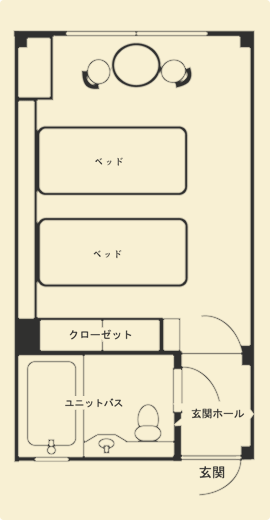 パークコテージ の間取り