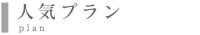 人気プラン