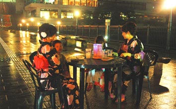 ふれあい橋ビアガーデン